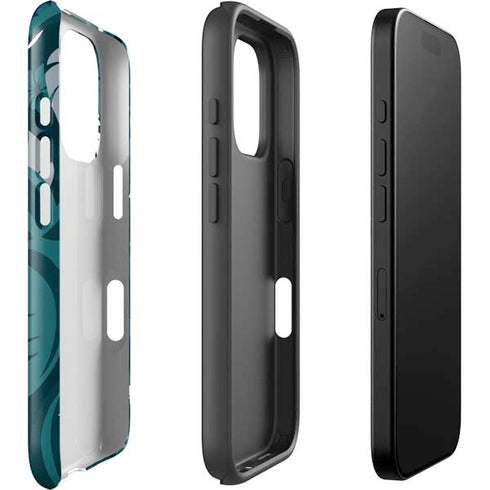 NFL Philadelphia Eagles Tropical Print iPhone 16 Pro Impact Case